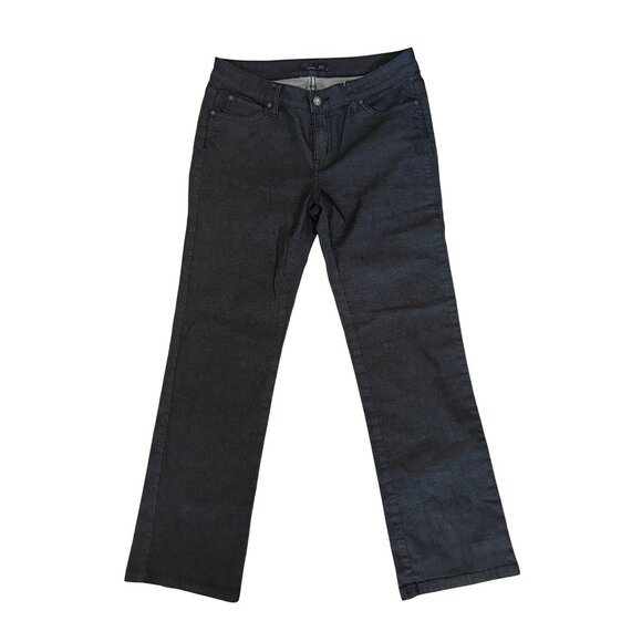 Prana Womens Dark Gray Mid-Rise Bootcut Denim Jeans Size 8/29 - Picture 1 of 11